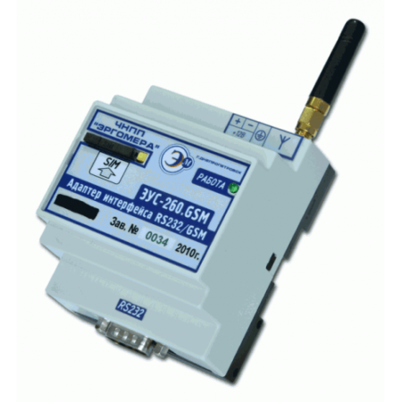 Адаптер интерфейса RS232/GSM (ExibIIA X) ЭУС - 260.GSM
